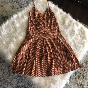 Marni Dress Brown White Polka Dot Dress Size 38